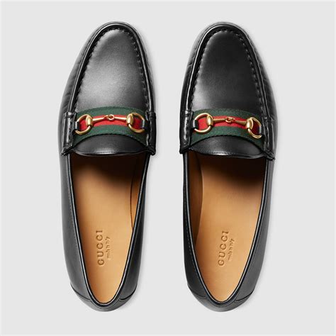 gucci leather horsebit loafer heel|Gucci leather horsebit loafer women's.